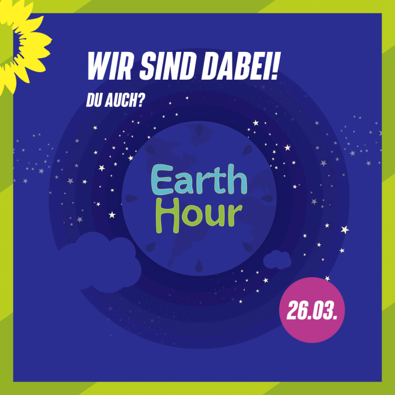 Earth Hour 2022 – Wir sind dabei!