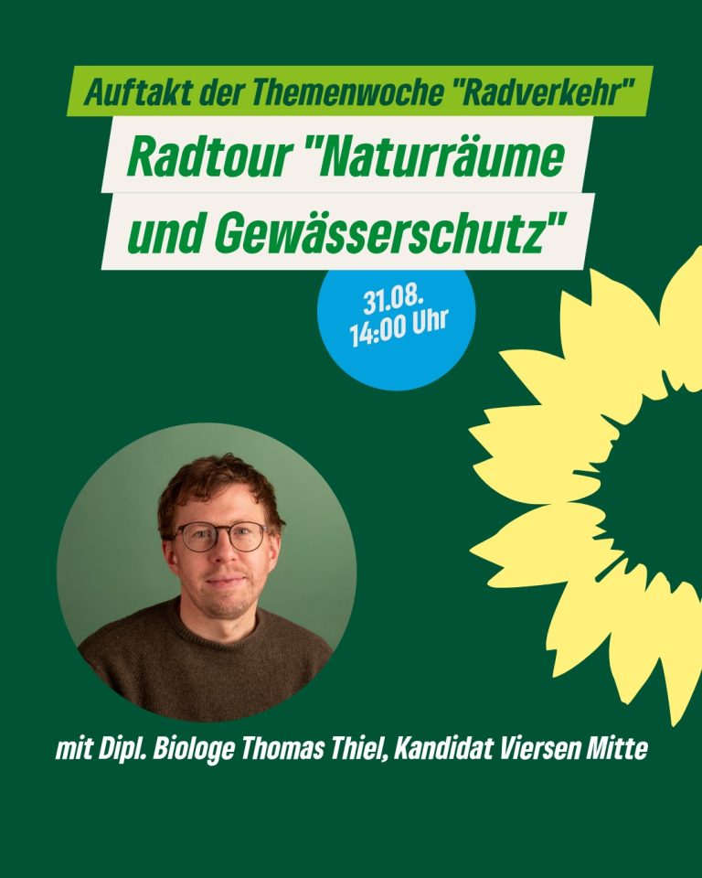 Grüne laden zur Radtour ein