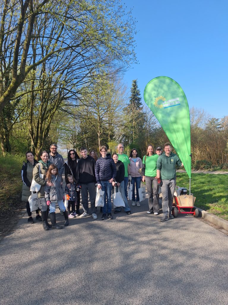 Wilder Müll gefährdet Umwelt, Tiere und Kinder: GRÜNE Viersen beteiligen sich an Sammelaktion