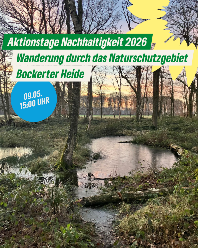 Natur, Geschichte und Nachhaltigkeit erleben: Wanderung durch die Bockerter Heide am 9. Mai