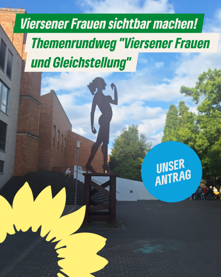 Antrag auf Einrichtung eines Themenrundwegs „Viersener Frauen und Gleichstellung“ im Rahmen des Projekts „Viersener Natur- und Kulturpunkte“